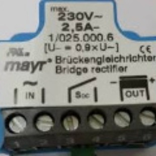 mayr mayer rectifier 20/019.100.2 ROBA -multiswitch 2.0A 200-500V ~ 8