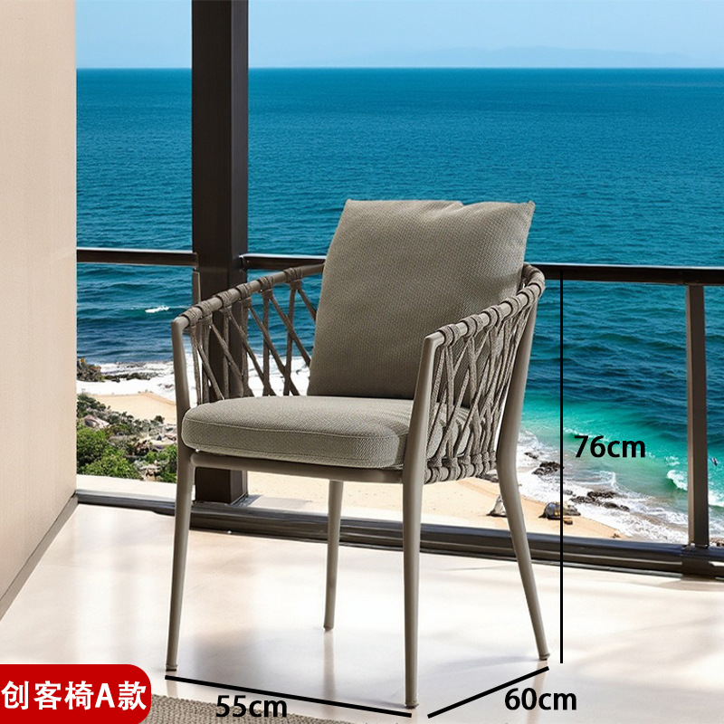 Fábrica de suministro de sillas de caña al aire libre patio hotel villa balcón terraza jardín ocio caña mesas y sillas