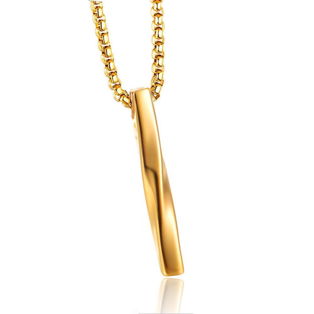 Geometric Pattern Men'S Gender Basic Modern Style Geometric Stainless Steel Plating Men's Pendant Necklace