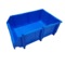 斜口组合式零件盒 600*400*220组立式零件盒塑料盒蓝色斜口物料盒