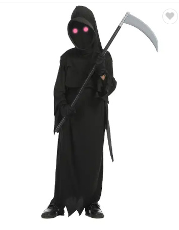 Halloween dark ghost death scythe fantasy costume mysterious horror death scythe role play