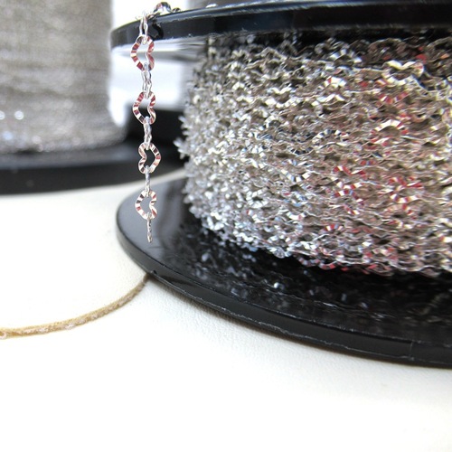 s925 sterling silver love chain heart-shaped chain loose chain semi-finished chain jewelry diy accessories bracelet necklace material