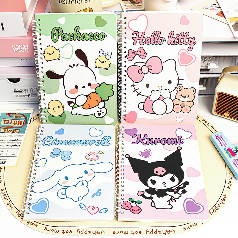 Cuaderno de bobina de dibujos animados A5 Cuaderno de dibujos animados