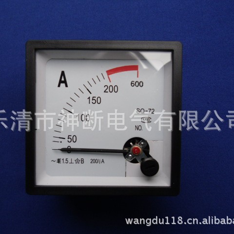 代销售上海新浦SQ-72/200/1三倍冲击电流600A电流表