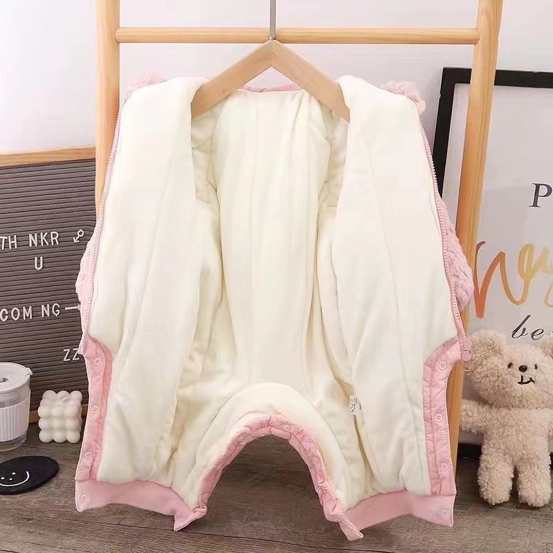 Ropa de otoño e invierno para bebés y niños pequeños recién nacidos, ropa de una pieza para bebés de cien días para mujeres