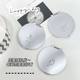 New double-sided aluminum mirror handheld pocket mirror creative advertising high-definition mirror multi-specification tattoo beauty makeup handle mirror