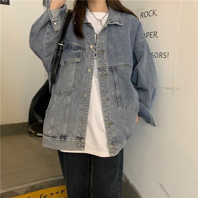 Denim Jacket For Men And Women, New Niche Design Jacket, Loose And High-end Top_voghion.com