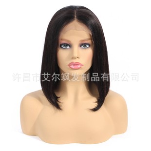 ���R�d��Ȼɫ13x4ƴ��lace bobo wig ���˼ٰl�S���^�����l�W��