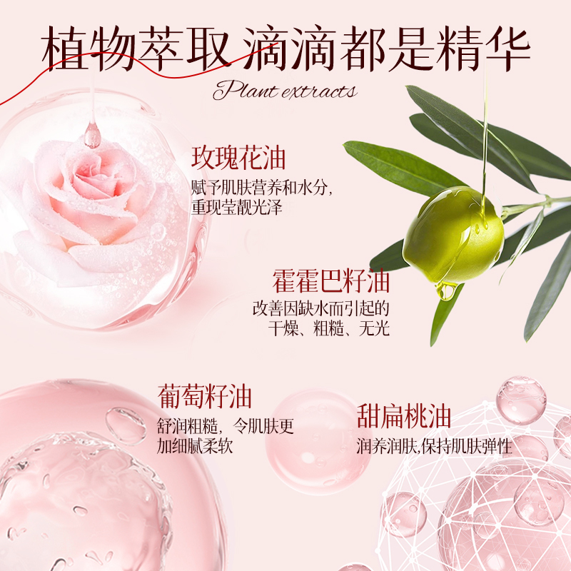玫瑰精油发热开背推背全身体通经络按摩精油肩颈刮痧厂家批发|undefined
