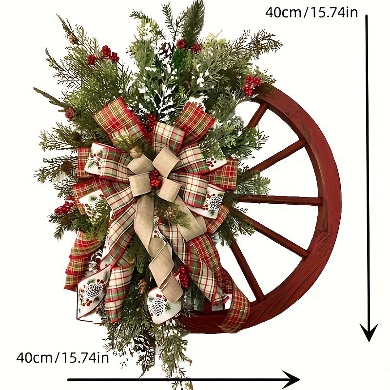 クロスボーダー爆発クリスマス装飾ドア掛け輪盤花輪クリスマス松果花輪トラック花輪ストラップ卸売り|undefined