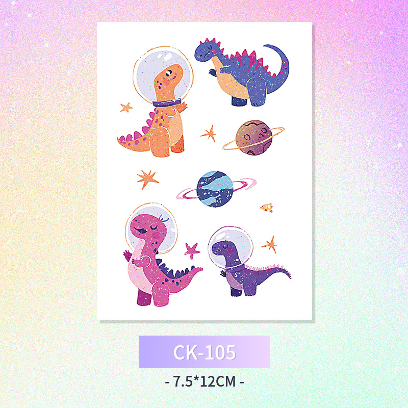 Glitter mariposa cara pegatinas tatuaje pegatinas hadas lavable impermeable de larga duración lindo unicornio ciervo Luna Estrella Planeta