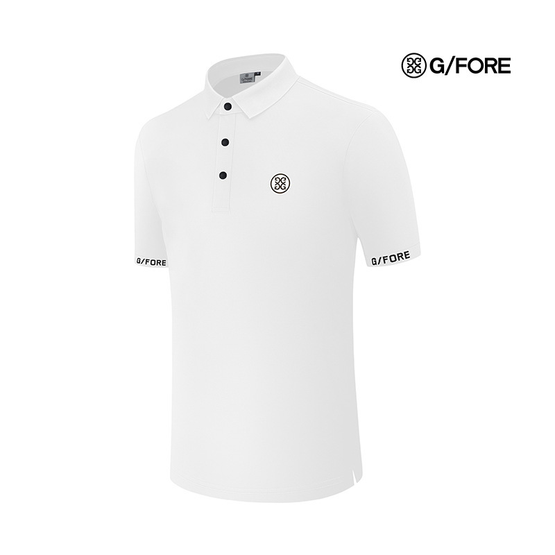 【Cross-border】G Golf Men's Summer Short-Sleeve POLO Shirt Golf Stretch Breathable Sports T-Shirt # 2501