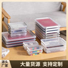 家用证件收纳盒包A4透明档案盒放重要文件户口本箱资料整理袋
