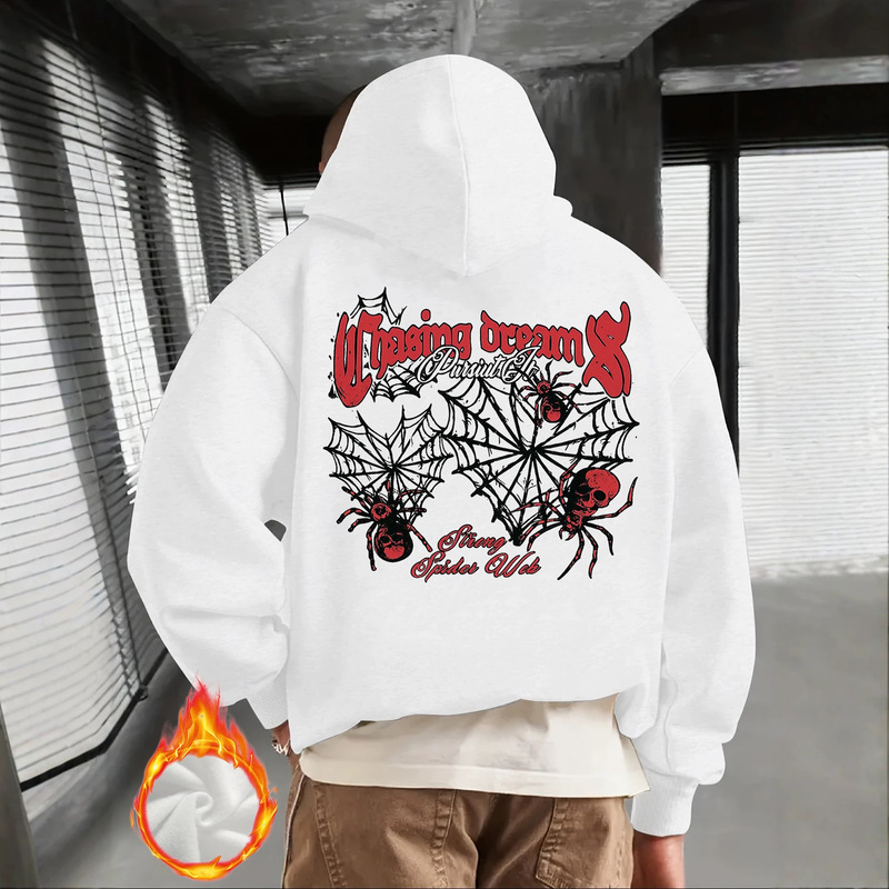 American-Style Trendy Brand Air Force Flight Suit Spider Print Sweatshirt Men's Spring and Autumn New High Street Baseball Jacket American-Style Trendy Brand Air Force Flight Suit Spider Print Sweatshirt Men's Spring and Autumn New High Street Baseball Jacket