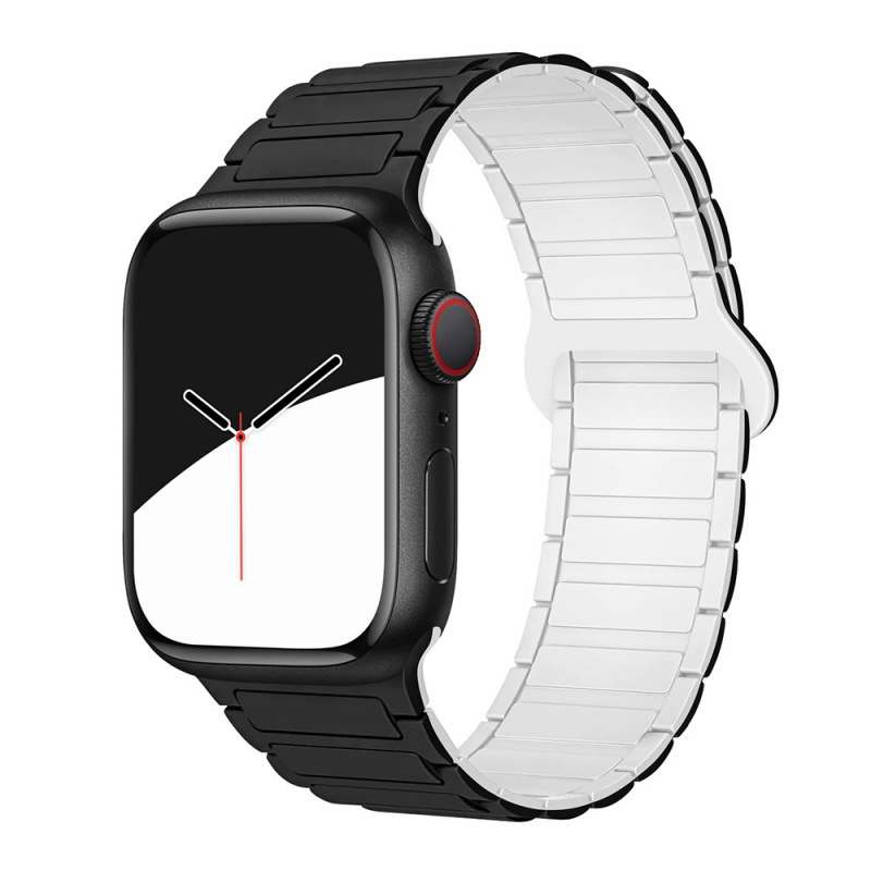 Aplicable Apple Watch S10 correa iWatch9 silicona magnética applewatch8 correa Ultra SE para hombres y mujeres