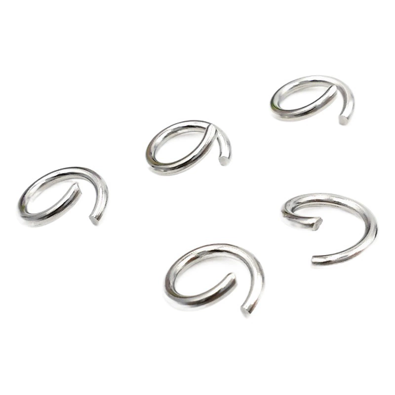 Титан стали DIY ювелирные аксессуары 304 из нержавеющей стали Открытое кольцо отделочное кольцо