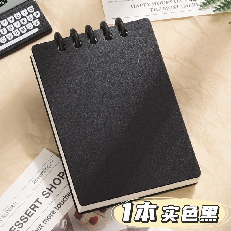 A7 portátil estudiante mini cuaderno portátil de alto valor de la cara cuaderno de mano de palabras de vuelta cuaderno de bolsillo