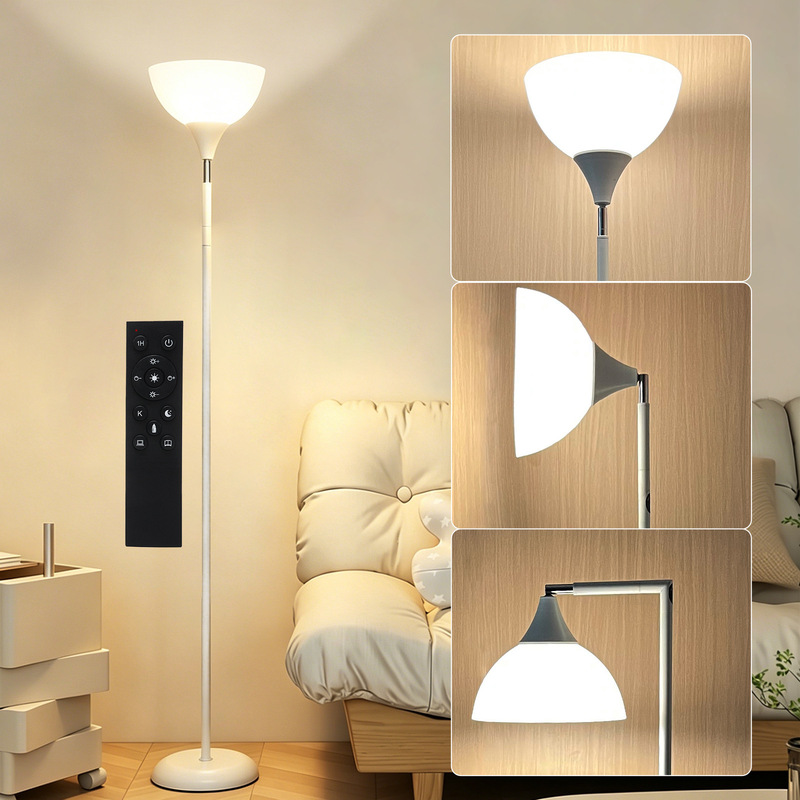 Ikea speaker lampshade floor lamp body 90 ° Flexible light source 360 ° E26 remote control with three color temperatures and foot pedal Ikea speaker lampshade floor lamp body 90 ° Flexible light source 360 ° E26 remote control with three color temperatures and foot pedal
