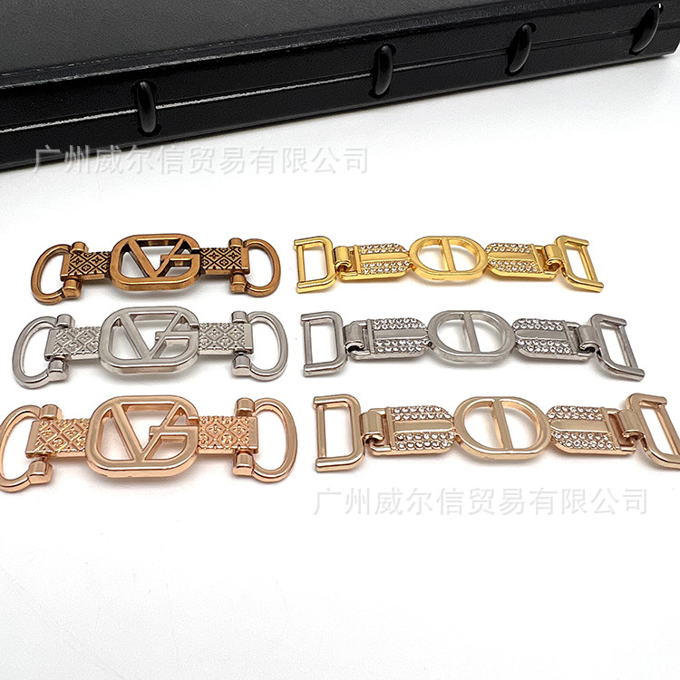 新款合金镶钻皮带扣 鞋子帽子窗帘箱包服装辅料金属配件BK196