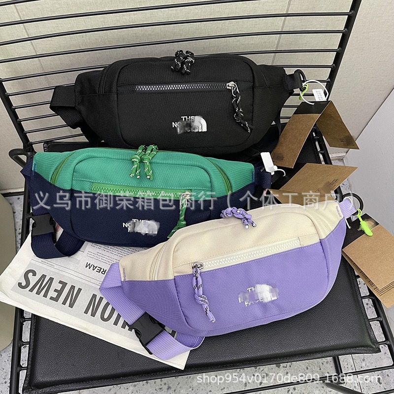 New Simple Fashion Street Trend Casual Crossbody Bag for Men and Women Sports Casual Waist Bag Outdoor Fitness Running Chest