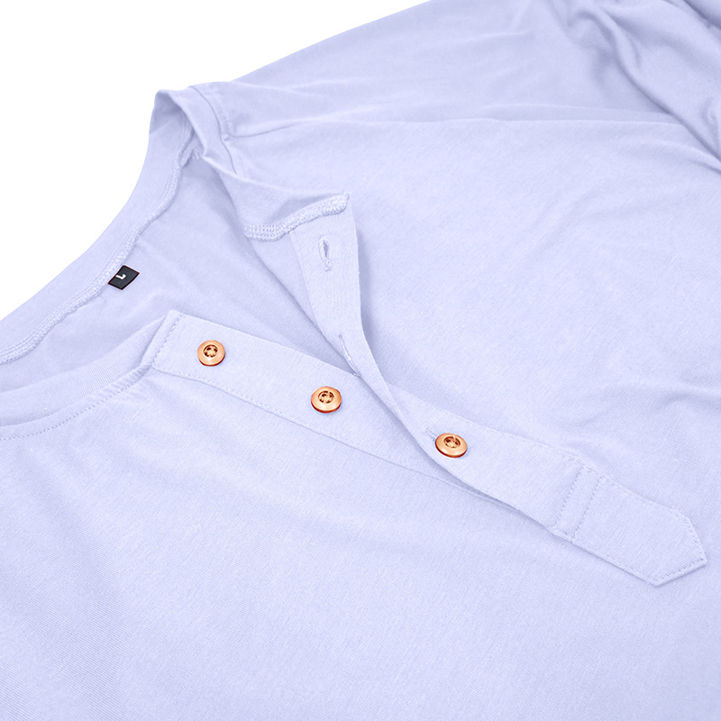 autumn and winter men's long-sleeved T-shirts, men's bottoming shirts, men's t-shirt clothing processing_voghion.com