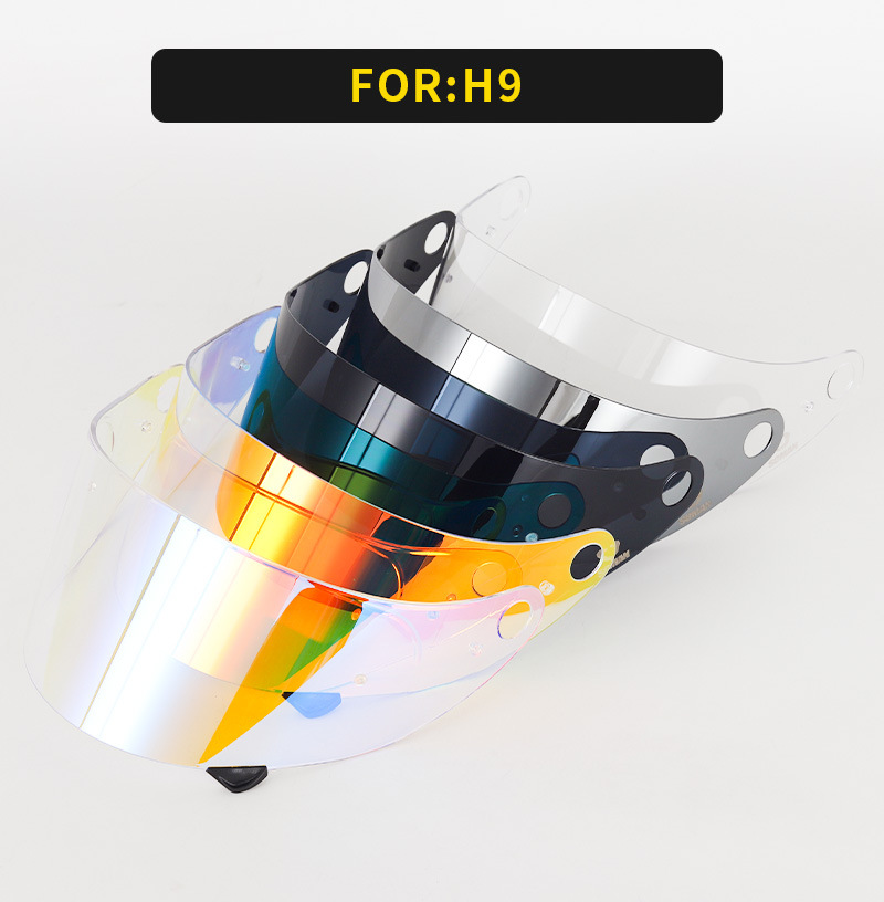 Soman Motorcycle Helmet Lenses Are Suitable for Soman-H9 Model Lenses, Windproof and Uvproof Safety Lenses