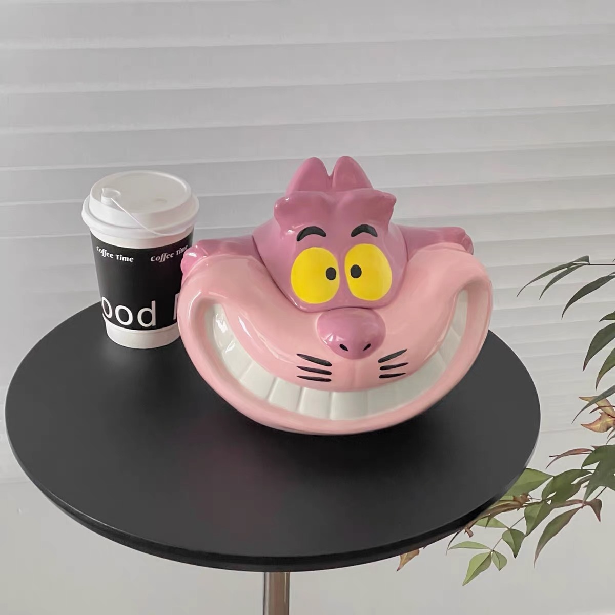 Tarjeta de almacenamiento estereoscópica de dibujos animados, tarjeta de almacenamiento en forma de gato Cheshire, decoración del hogar, tarjeta de caramelo de gran capacidad, adornos creativos, tendencia