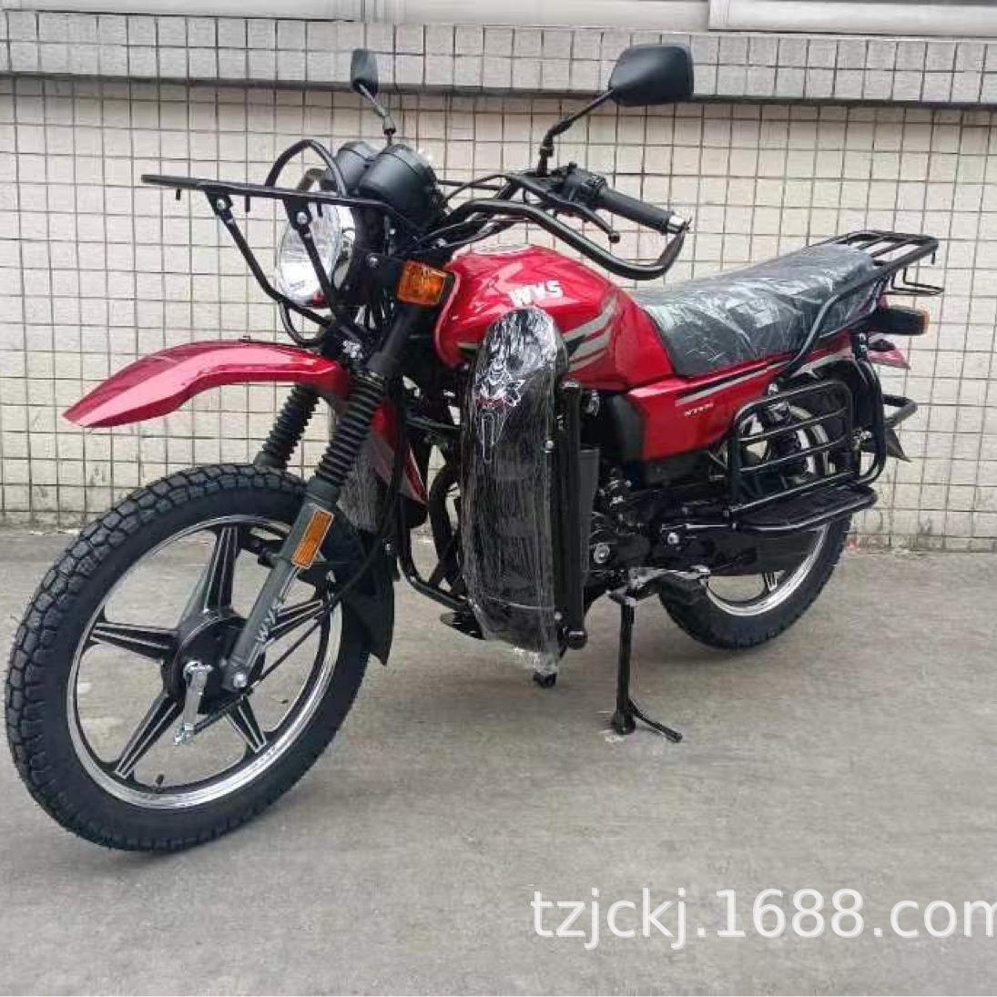 Exportación transfronteriza de motocicletas CG125 con pedales y cuadro curvo de Kazajstán, Asia Central, para África, Kenia