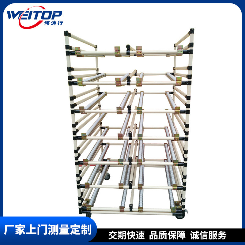 东莞厂家供应精益管货架可定先进先出货架长安电子厂专用车间货架