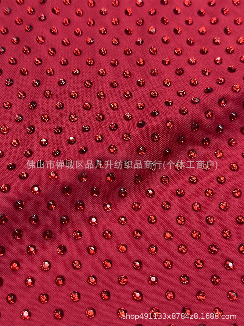 Nuevo tela de seda de leche caliente tela de vidrio caliente tela de perforación caliente vestido delgado vestido