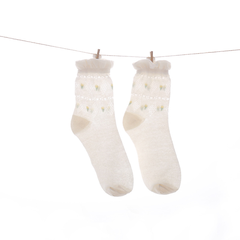 Calcetines de confinamiento de verano de las mujeres de malla delgada maternidad posparto transpirable absorbente del sudor boca suelta calcetines de maternidad primavera y otoño calcetines de sueño