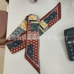 爆款现货韩版围巾飘带丝巾腰带配饰多功能百搭装饰丝巾批发