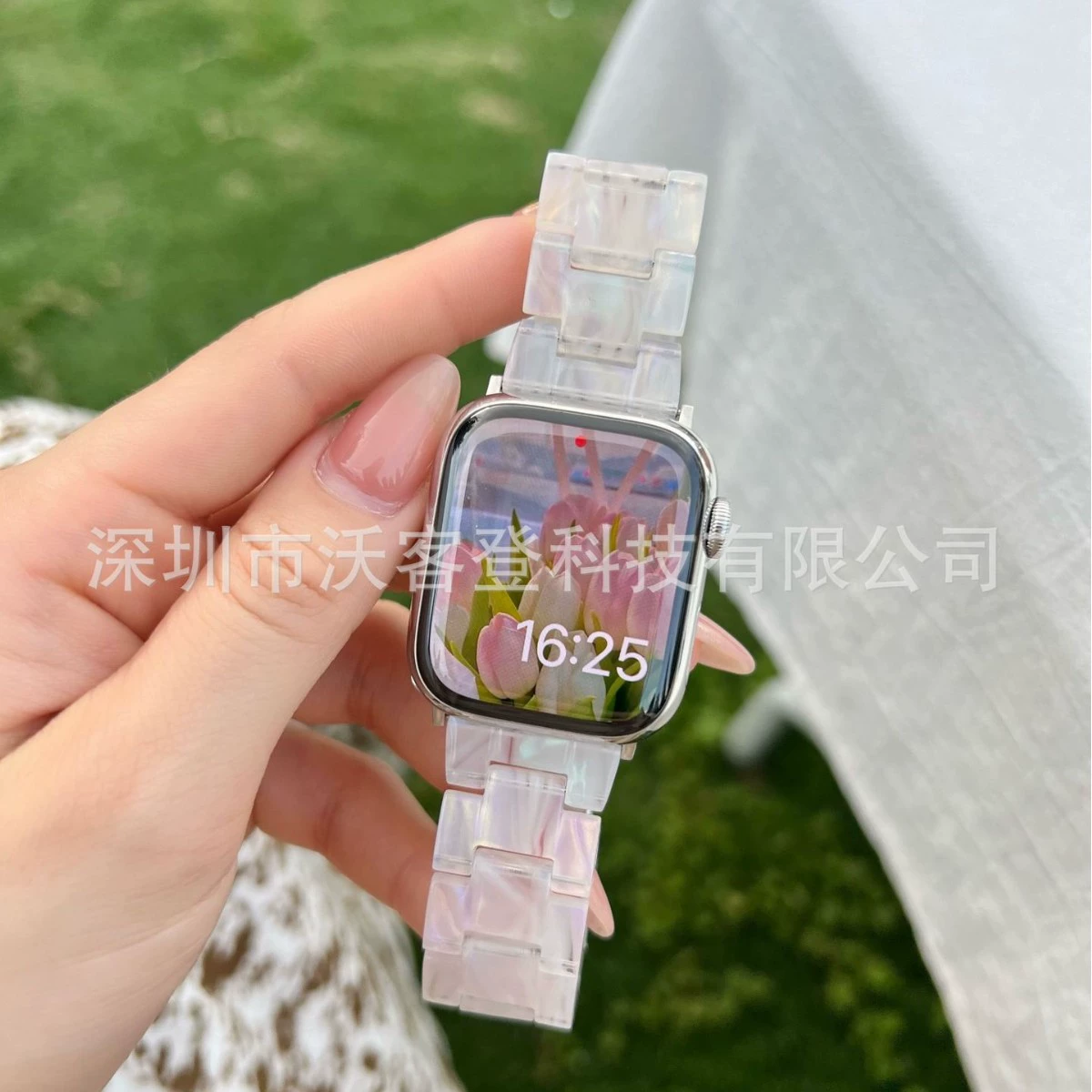 Подходит для Apple Watch8/SE/7/6/5/4321 стильный ремешок
