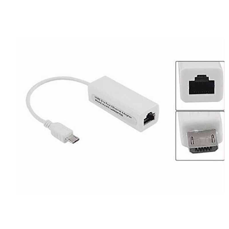 Micro USB to network cable V8 tablet computer wired 9700 OTG network card MicroUSB to RJ45