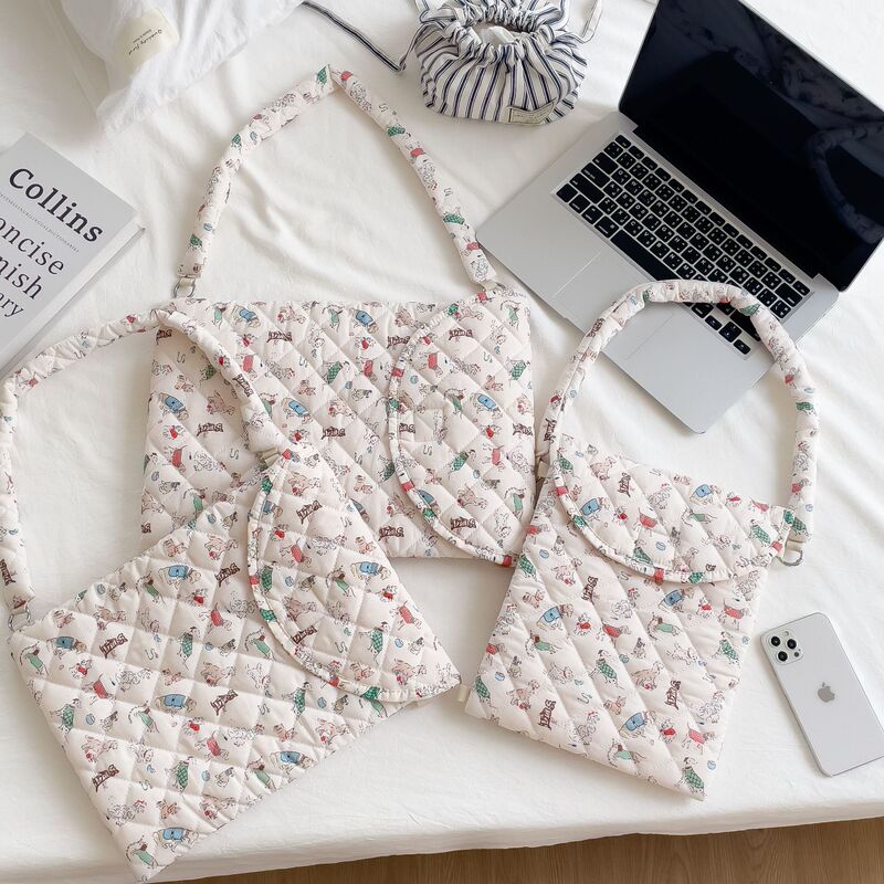 Space Cotton Computer Bag 11 Inch Women's Notebook 13 Inch Handbag 15 Inch Game Book Floral Notebook Storage Bag Space Cotton Computer Bag 11 Inch Women's Notebook 13 Inch Handbag 15 Inch Game Book Floral Notebook Storage Bag