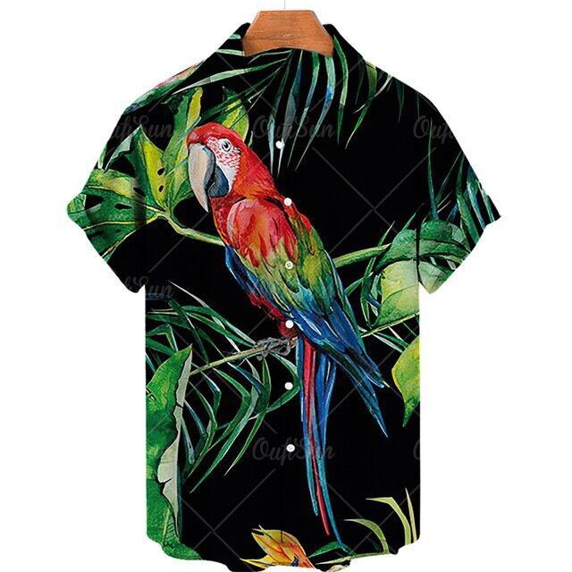 Men's Short-Sleeved Hawaiian Shirt