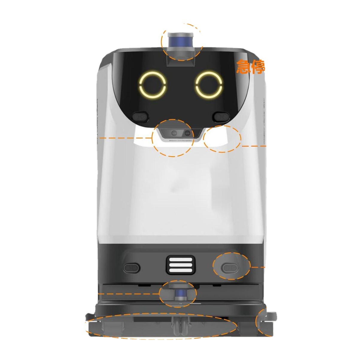 Centro comercial edificio de oficinas aeropuerto robot de limpieza interior barrido succión arrastrador todo-en - uno robot de desinfección de atomización inteligente del hospital