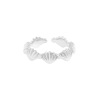 Brand design universal one size ring, Korean style, light luxury style, trend of season, 925 sample silver