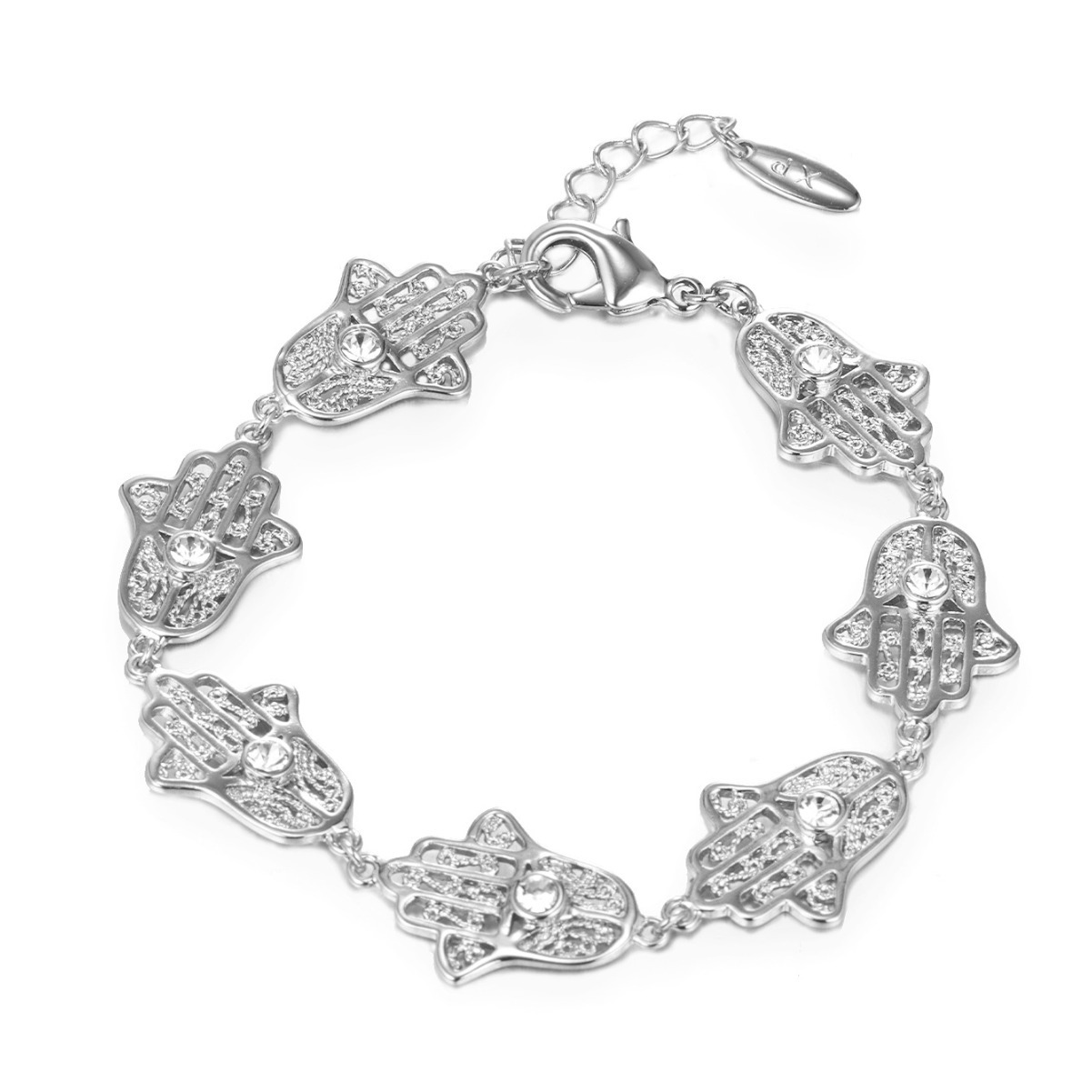 Pulsera de Aleación de Cobre Xuping con Diseño de Ojo de Diablo, Estilo Europeo y Americano, Pulsera Personalizada de Moda para Mujer