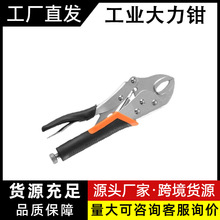 工厂直销多功能大力钳子圆嘴圆压力钳夹钳水管省力钳类工具工业级