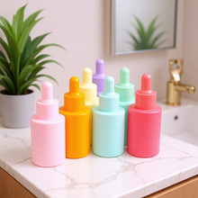 �R������ɫĥɰ��������ƿ�z�^�ι�ƿ30mlֱ�Aƽ�羫�AҺ���b��ƿ