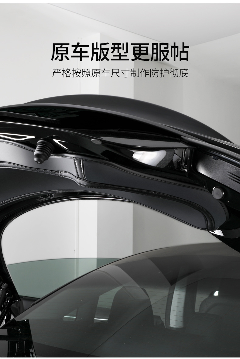 Suitable for Tesla Trunk Anti-Kick Pad, New Version Model 3Y Tailgate Protective Pad, Modified Interior Tailgate Pad