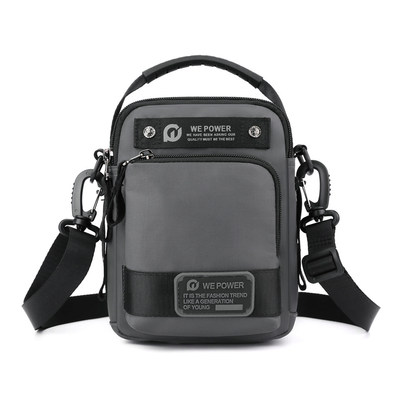 WEPOWER nuevo bolso de hombro para hombre impermeable al aire libre multifuncional bolso de mensajero casual de moda
