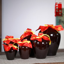 宜兴批发陶瓷酒瓶 手1斤2斤3斤5斤10斤土陶酒坛酒壶加工白酒空瓶