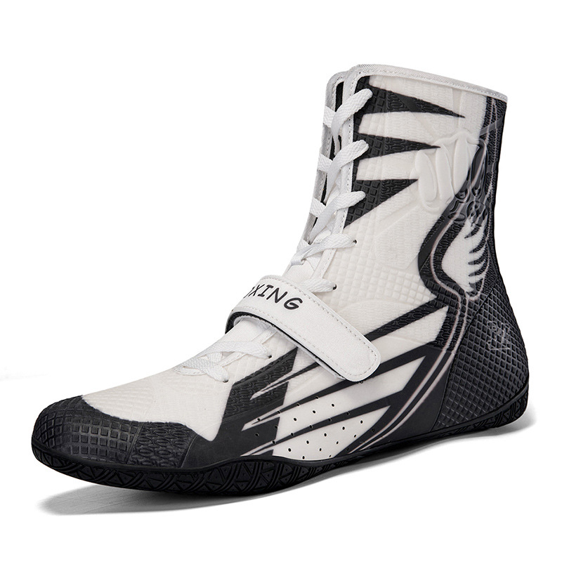 Cross-Border Supply New Boxing Shoes Sports Fighting Training Shoes Gym Weightlifting Indoor Squat Shoes