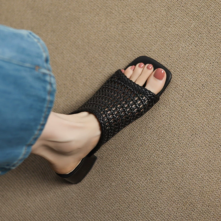 Woven summer slippers, 2025 years