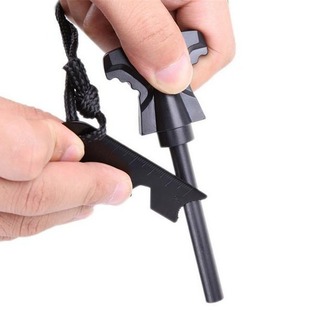 Survival Butterfly-shaped Flintstone Wild Survival Flintstone Large Butterfly-shaped Wide Handle Lighter Outdoor Magnesium Stick