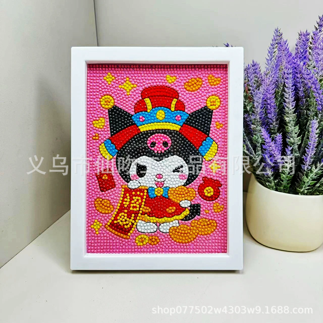 Набор для алмазной живописи Sanrio Kuromi, 17×22 см пластиковая рамка, набор для творчества DIY для детей