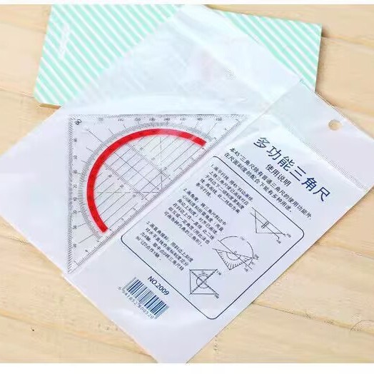 Shanghai Primary School Students' Multifunctional Triangle Ruler Can Be Used to Draw Parallel Lines, Triangle Board, Right Angle Ruler, Coordinate Ruler, and Protractor