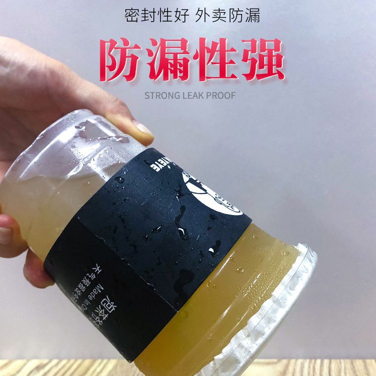 En stock a prueba de fugas almohadilla de papel leche taza de té embalaje desechable película de sellado bebida fría taza de café tapa al por mayor para llevar papel de almohadilla